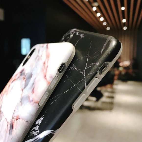 NEW iPhone 12/11/Pro/Max/XR/8/SE Marble case - Picture 2 of 5